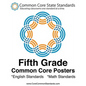 Fifth Grade Common Core Posters - Paperback