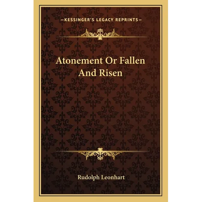 Atonement Or Fallen And Risen - Paperback