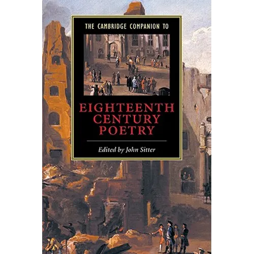 The Cambridge Companion to Eighteenth-Century Poetry - Paperback