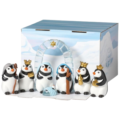 Penguin Pageant Nativity Set – 7 Piece Set