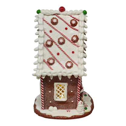 Whimsical Lighted Gingerbread Cottage