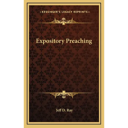 Expository Preaching - Hardcover