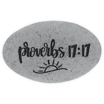 Proverb Stone - A Friend Loves at all Times