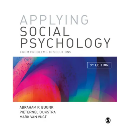 Applying Social Psychology - Paperback