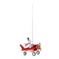 Springy Snowman Bi-plane Ornament