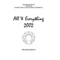 The Proceedings Of The 7th International Humanities Conference: All & Everything 2002 - Paperback