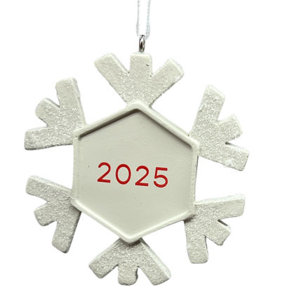 Our First Christmas 2025 Snowflake Hallmark Ornament