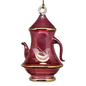 Gold Rimmed Teapot Solid - Red Small