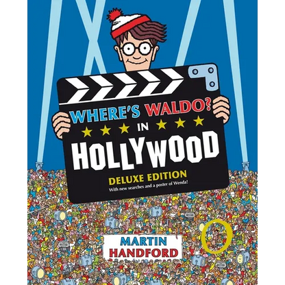 Where's Waldo? in Hollywood: Deluxe Edition with New Searches and Collectible Poster (a Hidden Object Activity Book with Search & Find Puzzles and Spo - Hardcover