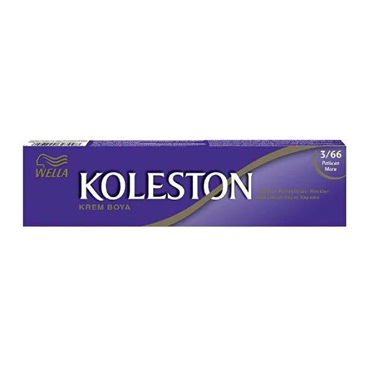 Koleston Aubergine Purple Hair Dye 3/66 - Long Lasting Color & Shine