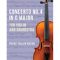 Haydn Franz Joseph Concerto No2 in G Major Hob VIIa: 4 Violin and Piano by Ferdinand Kuchler Peters - Paperback