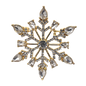 Enamel Finish Pin - Snowflake