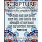 Scripture Adult Coloring Book: Bible Coloring Book containing uplifting Bible Verses and Beautiful Pattern Designs - Paperback