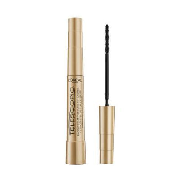 Loreal Paris Telescopic Gold Mascara - Long-Lasting, Volumizing Black Mascara for Lengthening and Separating Lashes