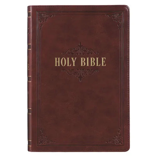 KJV Bible Giant Print Full Size Burgundy - Leather