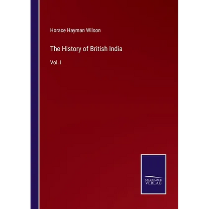 The History of British India: Vol. I - Paperback