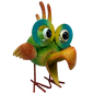 Iron Baby Jungle Bird Garden Decor -