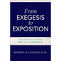From Exegesis to Exposition: A Practical Guide to Using Biblical Hebrew - Paperback