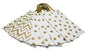 Junior Cub White With Metallic Gold Kraft Gift Bag Set of 8