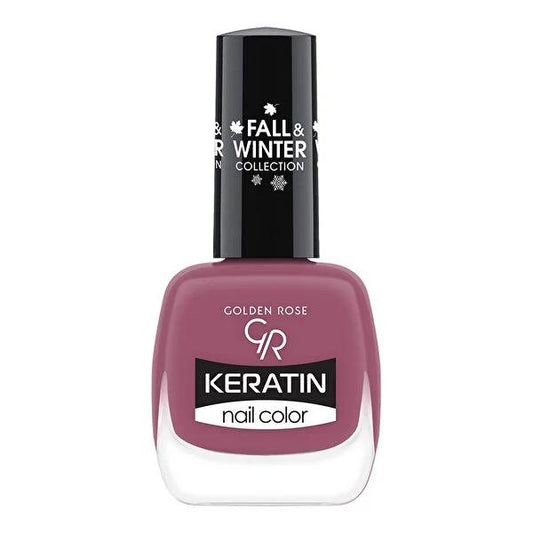 Golden Rose Keratin Nail Color - Long-Lasting Nail Polish with Keratin Enrichment