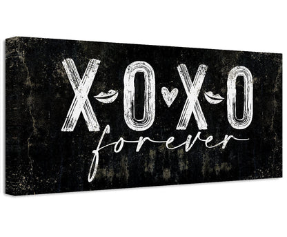 XOXO Hugs and Kisses - Canvas
