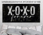 XOXO Hugs and Kisses - Canvas