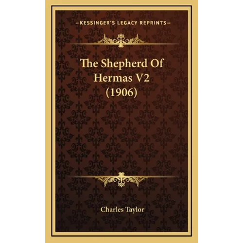 The Shepherd of Hermas V2 (1906) - Hardcover
