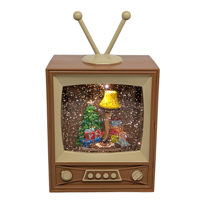 A Christmas Story  LED Musical Television Waterglobe - 8.5 Inch
