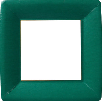 Classic Linen Dark Green - Dinner Plate