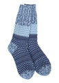 Weekend Collection Gallery Textured Crew Sock - Peacoat Multi