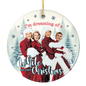 White Christmas Movie Ceramic Ornament