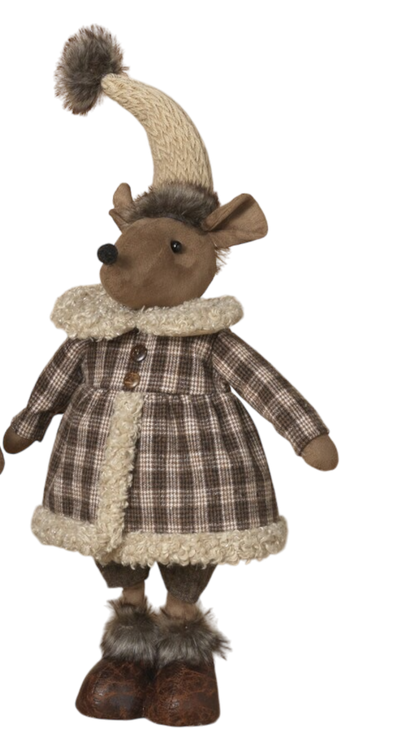 Plaid Coat Mouse -