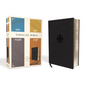 Niv, Kjv, Nasb, Amplified, Parallel Bible, Leathersoft, Black: Four Bible Versions Together for Study and Comparison - Imitation Leather