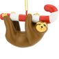 Candy Cane Sloth Animal Christmas Ornaments