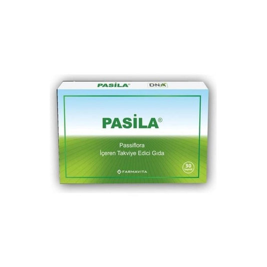 Pasila Passiflora Supplement - 30 Capsules for Natural Relaxation & Stress Relief