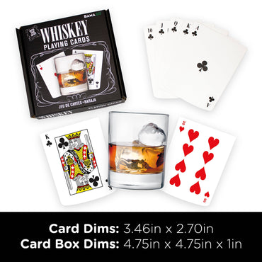 Whiskey Glass Playing Cards