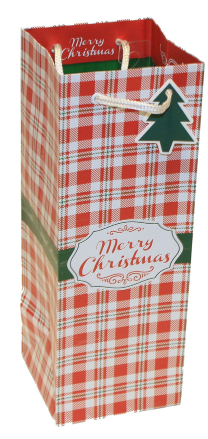 Bottle Gift Bag - Let It Snow