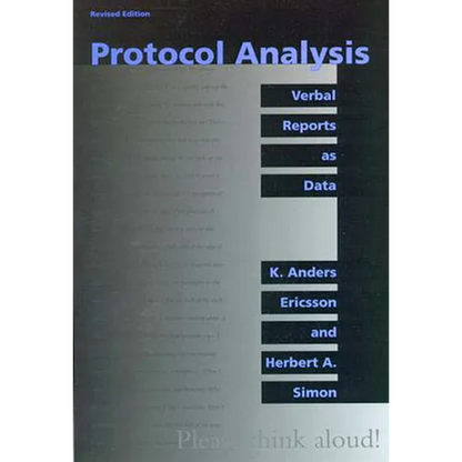 Protocol Analysis, Revised Edition: Verbal Reports as Data - Paperback