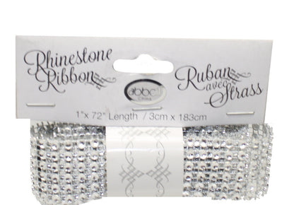 Rhinestone Mesh Ribbon