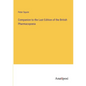 Companion to the Last Edition of the British Pharmacopoeia - Paperback