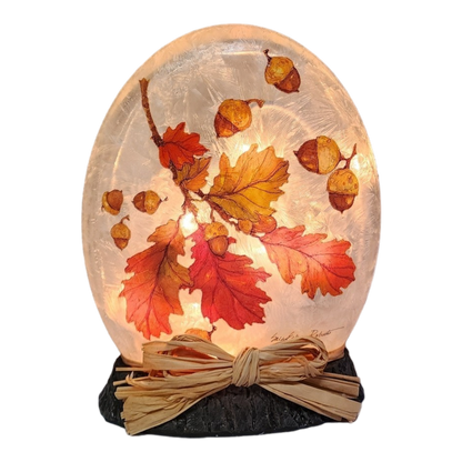 Falling Leaves Lighted Orb