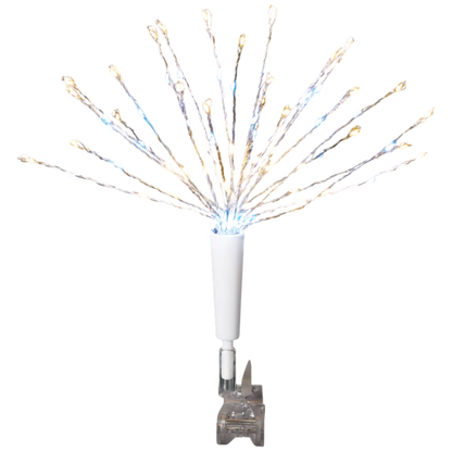 Lighted Two-Tone Burst Clip-On Treetopper