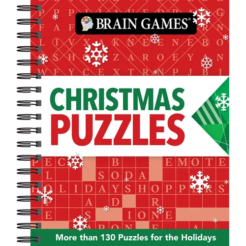 Brain Games - Christmas Puzzles: 120 Mixed Puzzles for the Holidays Volume 2 - Spiral