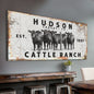 Cattle Ranch Rustic Sign