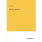 Names of Reporters - Paperback