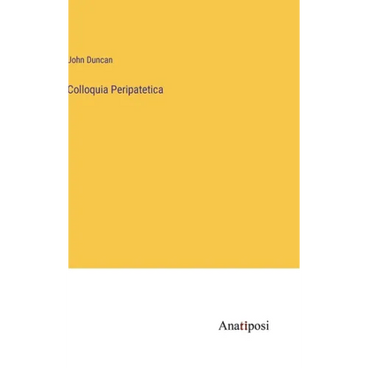 Colloquia Peripatetica - Hardcover