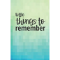 Little Things to Remember: Discreet Alphabetically Organized Book to Keep Track of Internet Addresses and Website Passwords - Paperback