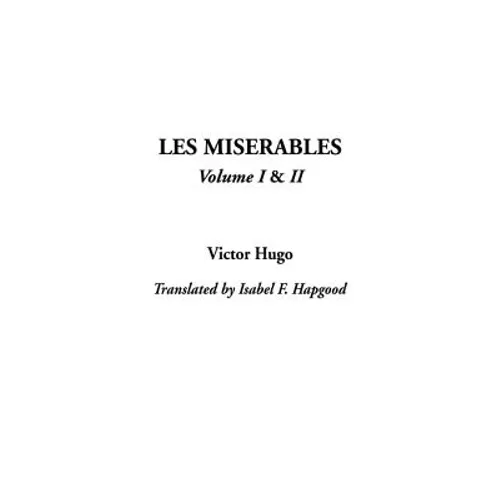 Les Miserables, V1 & V2 - Hardcover