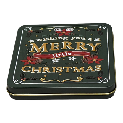 Christmas Gift Card Tin - Wishing you a Merry Little Christmas