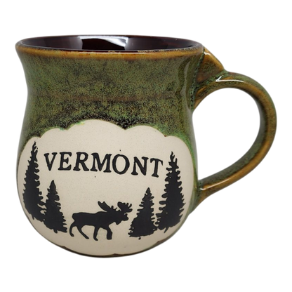 Terra Cotta Style Paunch Coffee Mug